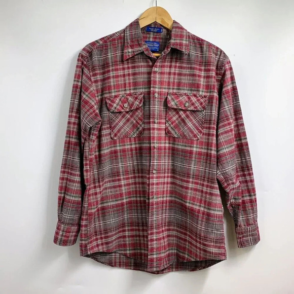 Pendleton Men's Hiker Shirt Plaid Cotton Classic Button Down‎ Long Sleeve Size M - Picture 1 of 11